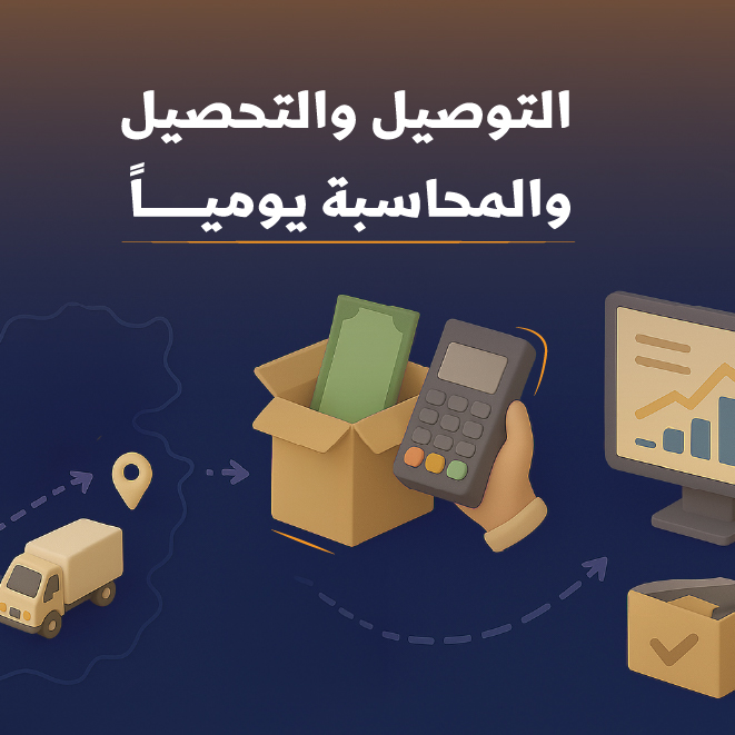 التوصيل والتحصيل والمحاسبة يوميا